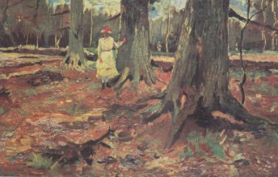 Vincent Van Gogh Girl in White in the Woods (nn04) Sweden oil painting art
